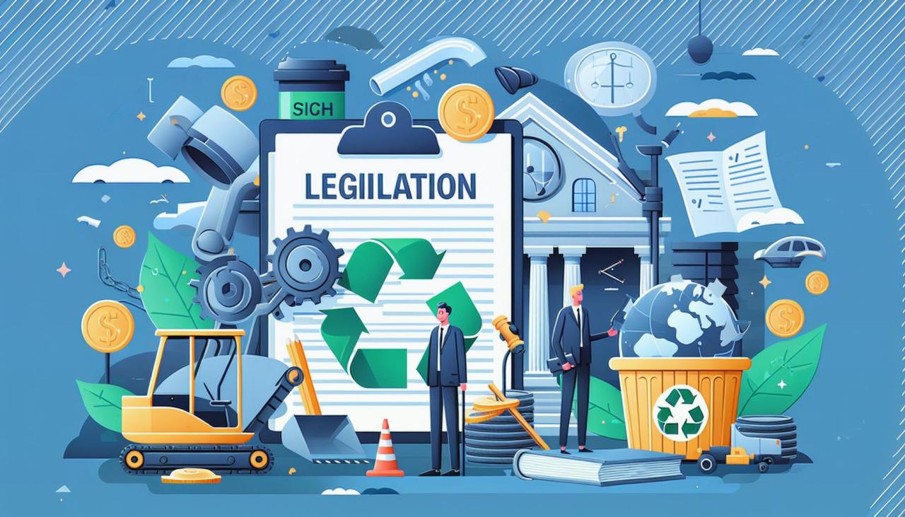 📜 Все о законодательстве в бизнесе с переработкой вторсырья: ключевые аспекты: 📈 Важность соблюдения экологических норм при работе с вторсырьем